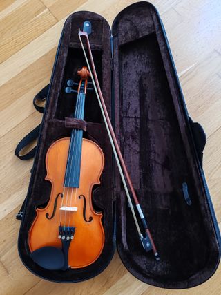 Violín Kreutzer School talla 1⁄2 usado con estuche