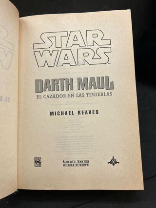 Star Wars. Darth Maul: el cazador en las tinieb...