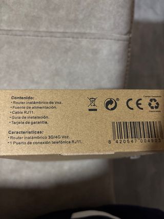 Router Movistar Voz LTE - Nuevo 2 unidades.