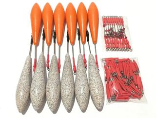 ✅ 12 plomos pesca surfcasting, grapas, urfes. 