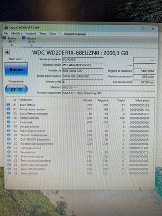 2 Hard Disk WD Red 2TB e WD black 320gb