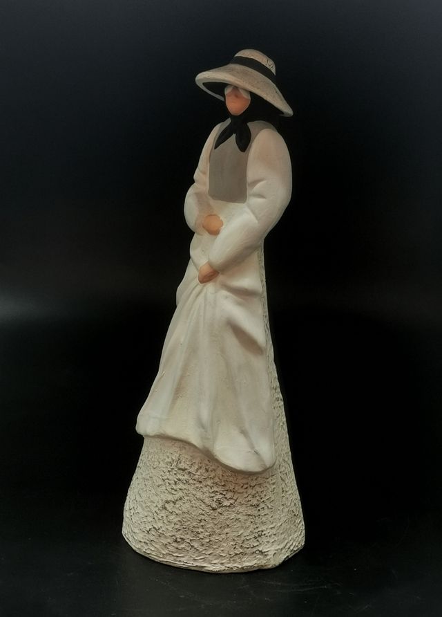 Figura terracota ibicenca vintage de terracota