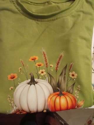 T-shirt autunnale zucche