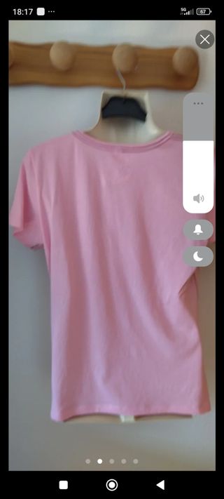 Camiseta Guess rosa