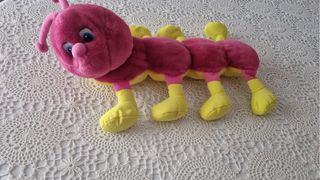 Millepiedi Peluche Rosa e Giallo