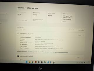 HP Portatil - 16GB Ram - Ryzen 7 PRO
