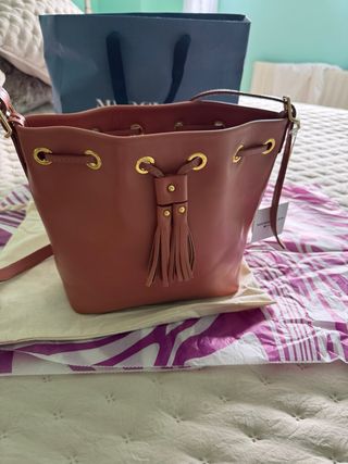 Bolso bandolera piel - Terracota