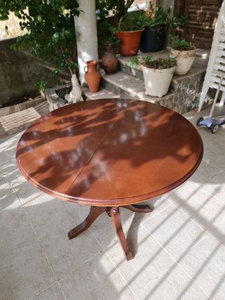 Mesa oval extensible madera