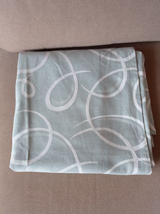 Mantel mesa - Gris y blanco