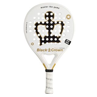 Pala Pádel Black Crown Piton White