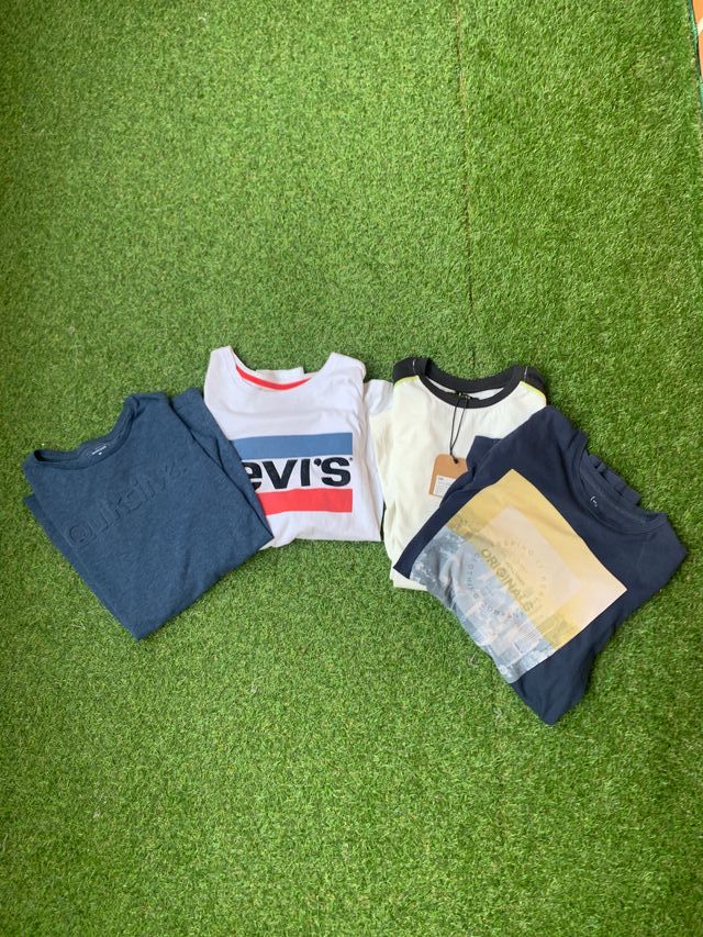 4 Camisetas Levi's Jack & Jones Quicksilver Lois 