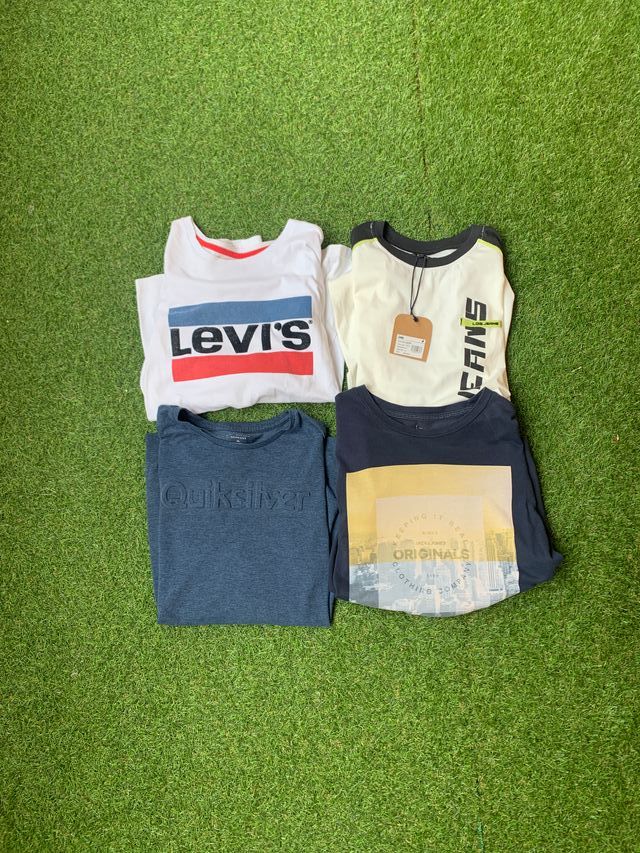 4 Camisetas Levi's Jack & Jones Quicksilver Lois 