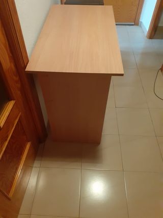 Mesa escritorio madera beige