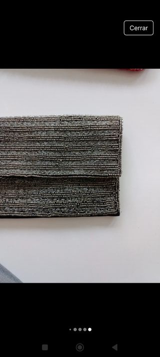 Bolso fiesta plata