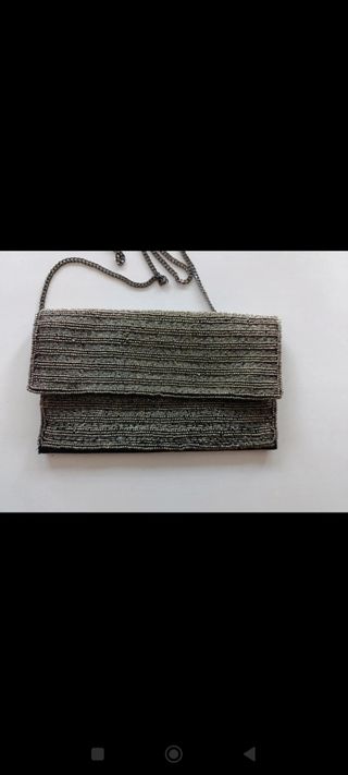 Bolso fiesta plata