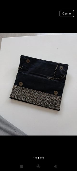 Bolso fiesta plata