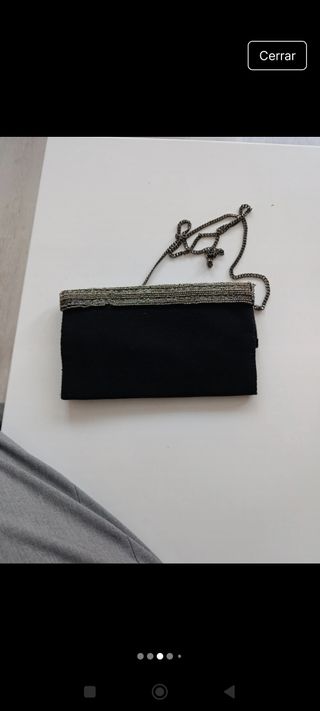 Bolso fiesta plata
