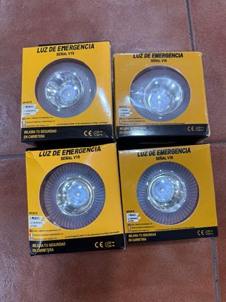 Luces emergencia - Baliza Señal V16 (4 unidades)