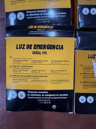 Luces emergencia - Baliza Señal V16 (4 unidades)