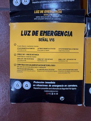 Luces emergencia - Baliza Señal V16 (4 unidades)