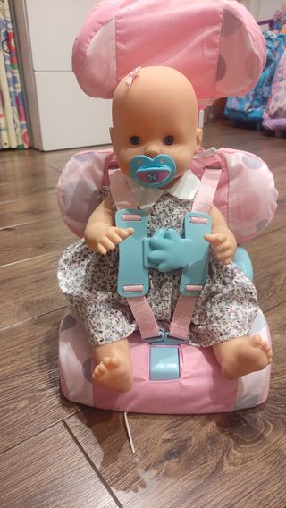 Silla coche muñecas Baby Huggles