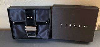 Borsetta Sisley - nylon con dettagli in pelle