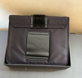 Borsetta Sisley - nylon con dettagli in pelle