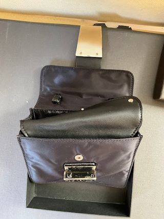 Borsetta Sisley - nylon con dettagli in pelle