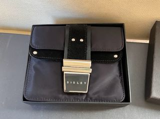 Borsetta Sisley - nylon con dettagli in pelle