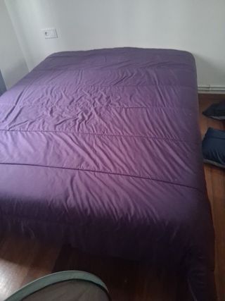 Cabecero mimbre,  cama 150cm