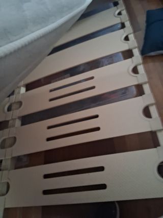 Cabecero mimbre,  cama 150cm
