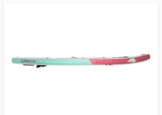 Tabla Paddle Surf F2 hinchable rosa y blanca