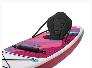 Tabla Paddle Surf F2 hinchable rosa y blanca