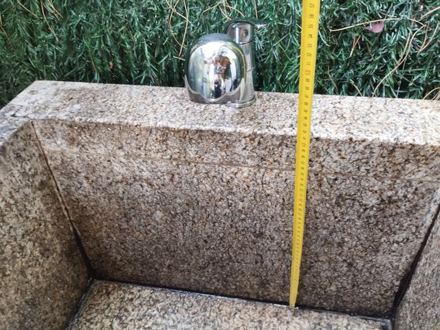 Pila piedra - fregadero rústico