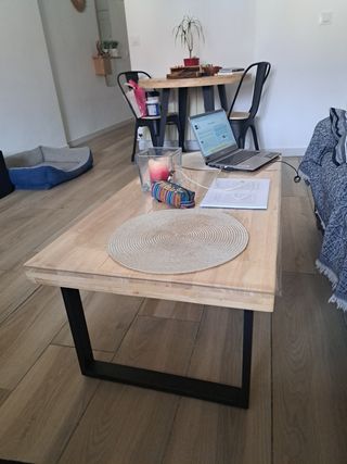 Mesa centro roble - 120x60cm