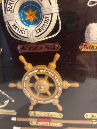 Cuadro nudos marineros vintage