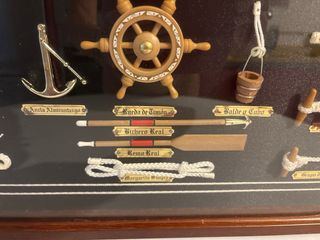 Cuadro nudos marineros vintage