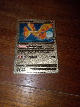 Carta Pokémon Moltres Metálica