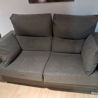 Sofá 2 plazas gris