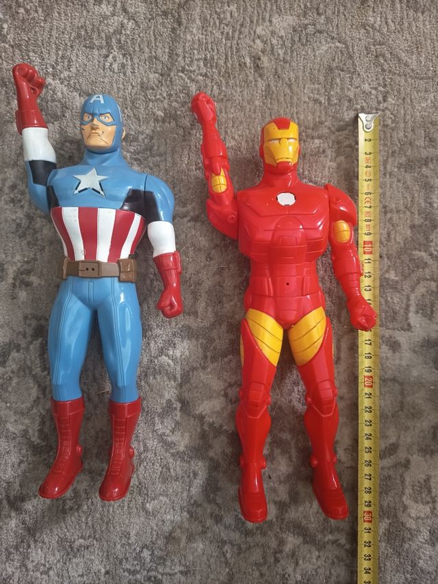 Figuras Capitán América-Iron Man Walkie talkie