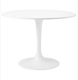 Mesa redonda Docksta Ikea blanca