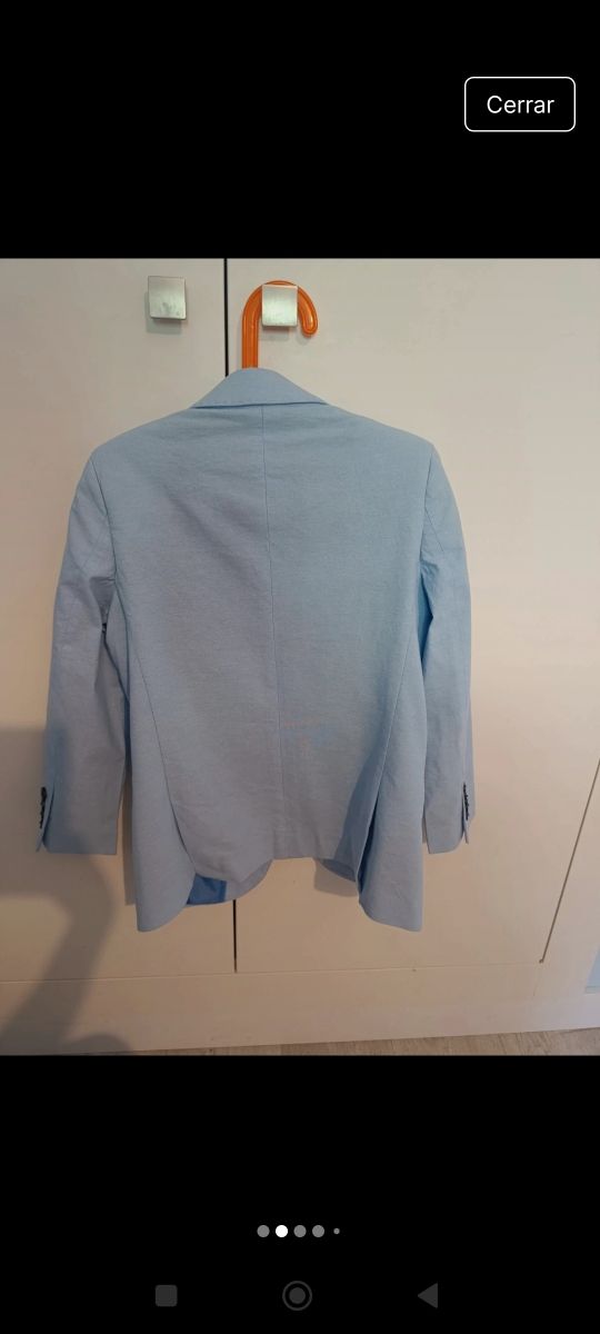 Chaqueta niño azul. Marca Spagnolo. Talla 10.