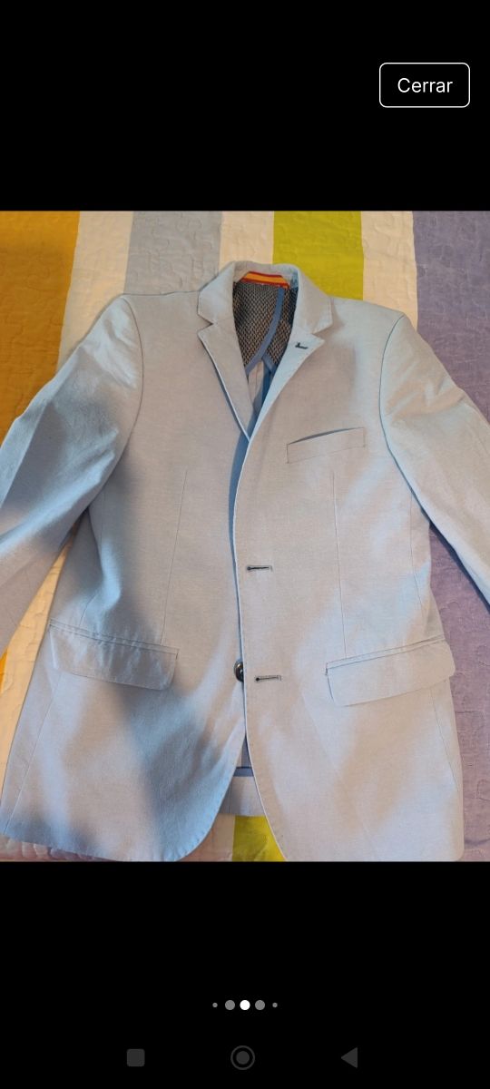 Chaqueta niño azul. Marca Spagnolo. Talla 10.