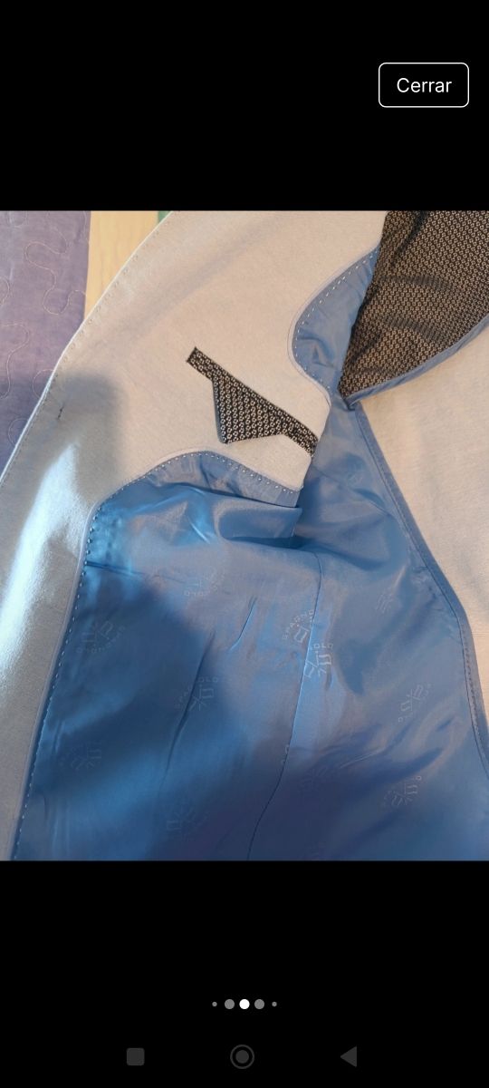 Chaqueta niño azul. Marca Spagnolo. Talla 10.
