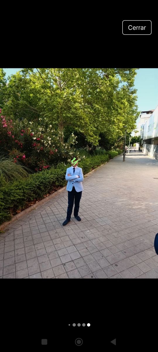 Chaqueta niño azul. Marca Spagnolo. Talla 10.