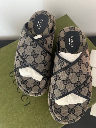 Sandalias Gucci GG - Plataforma