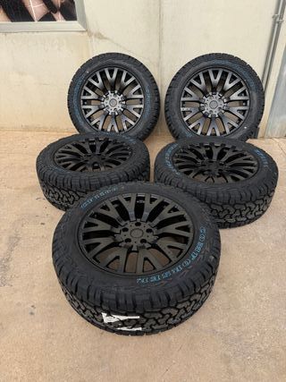 Juego llantas 20 pulgadas 5x127 jeep Wrangler