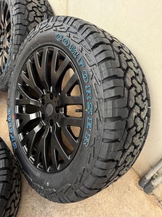 Juego llantas 20 pulgadas 5x127 jeep Wrangler