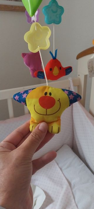 Carrusel musical cuna bebé