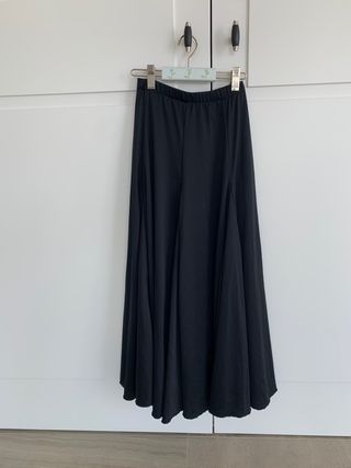 Falda niña baile Flamenco negra talla 10